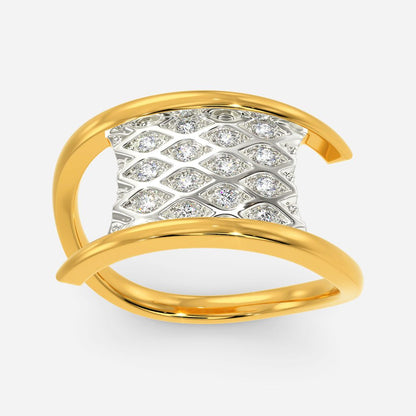 Moss Knit Diamond Rings