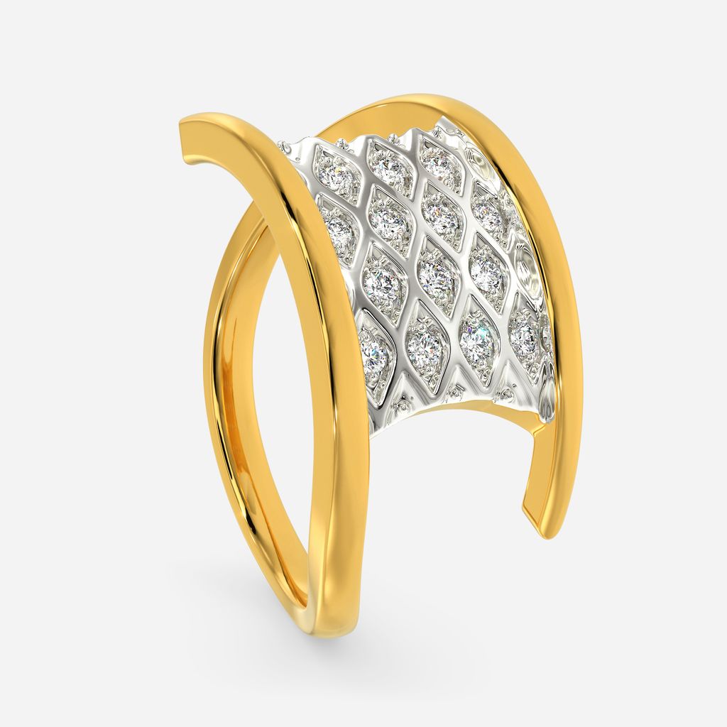 Moss Knit Diamond Rings