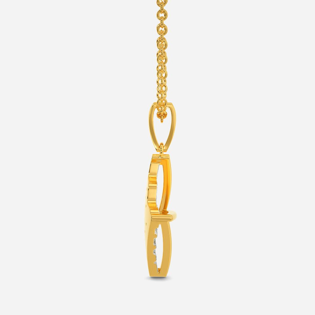 Moss Knit Diamond Pendants