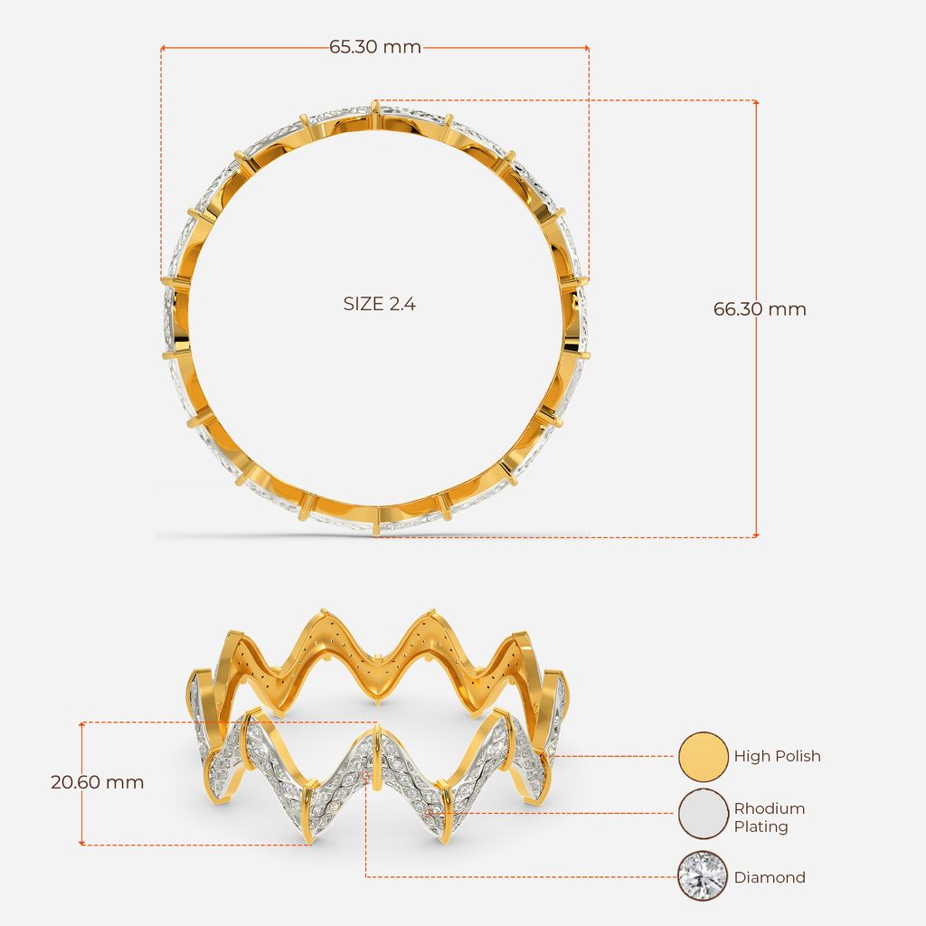 Knit Stich Diamond Bangles