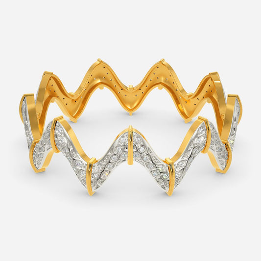 Knit Stich Diamond Bangles