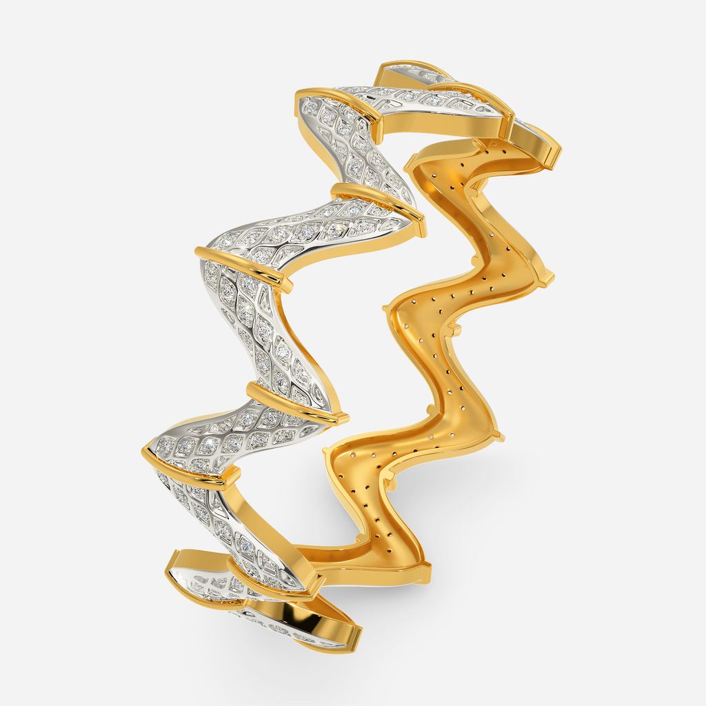 Knit Stich Diamond Bangles