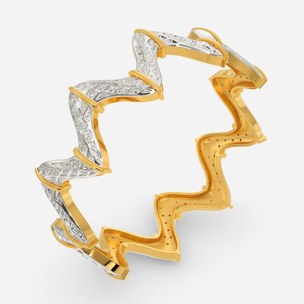 Knit Stich Diamond Bangles