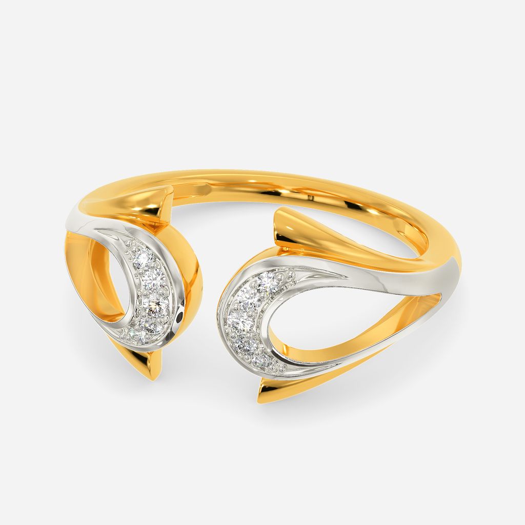 Abstract Beauty Diamond Rings