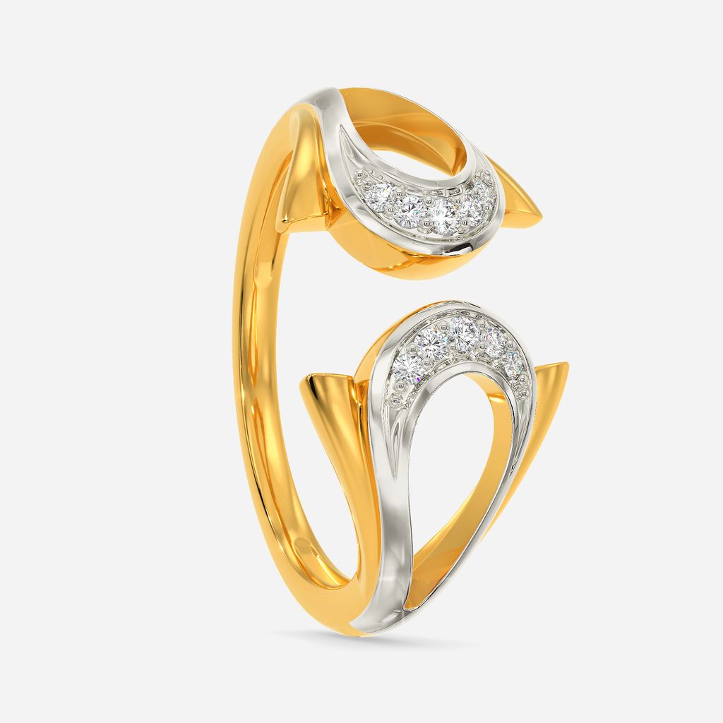 Abstract Beauty Diamond Rings