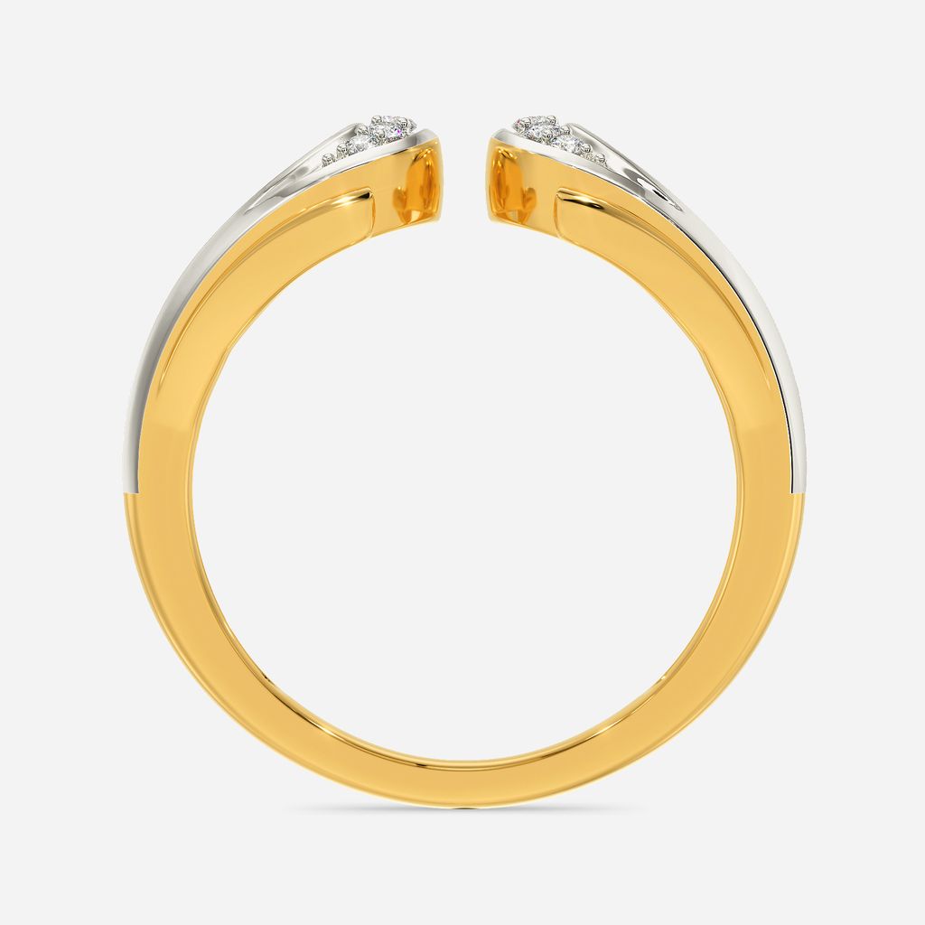 Abstract Beauty Diamond Rings