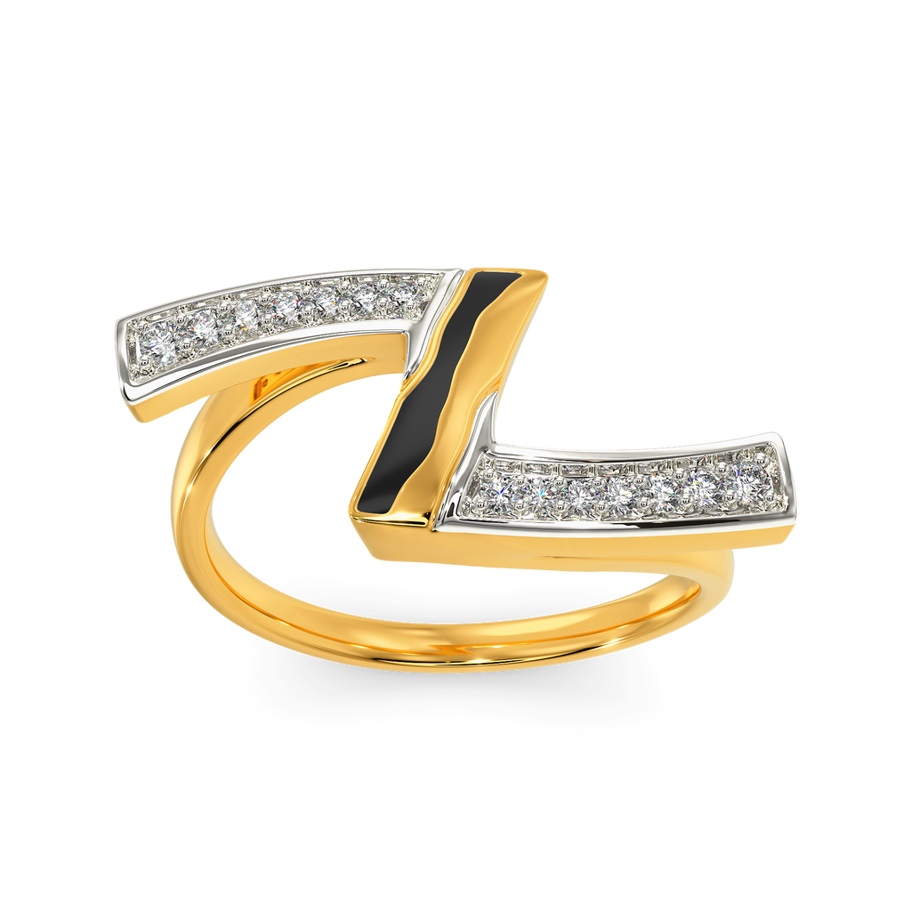 Zebra Debra Diamond Rings