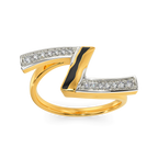 Zebra Debra Diamond Rings