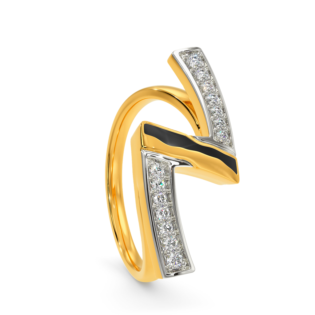 Zebra Debra Diamond Rings