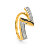 Zebra Debra Diamond Rings