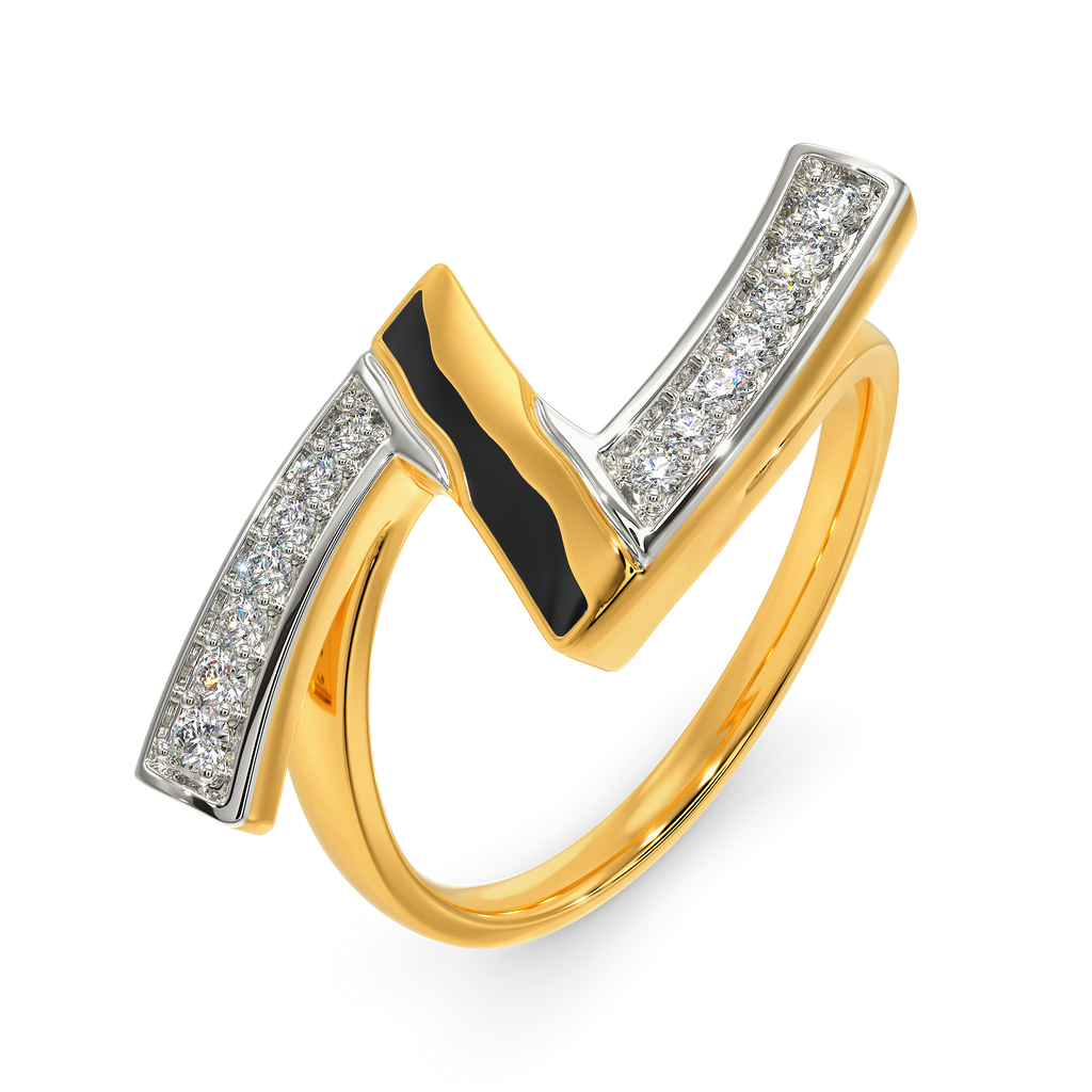 Zebra Debra Diamond Rings