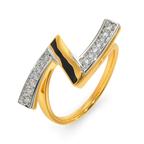 Zebra Debra Diamond Rings