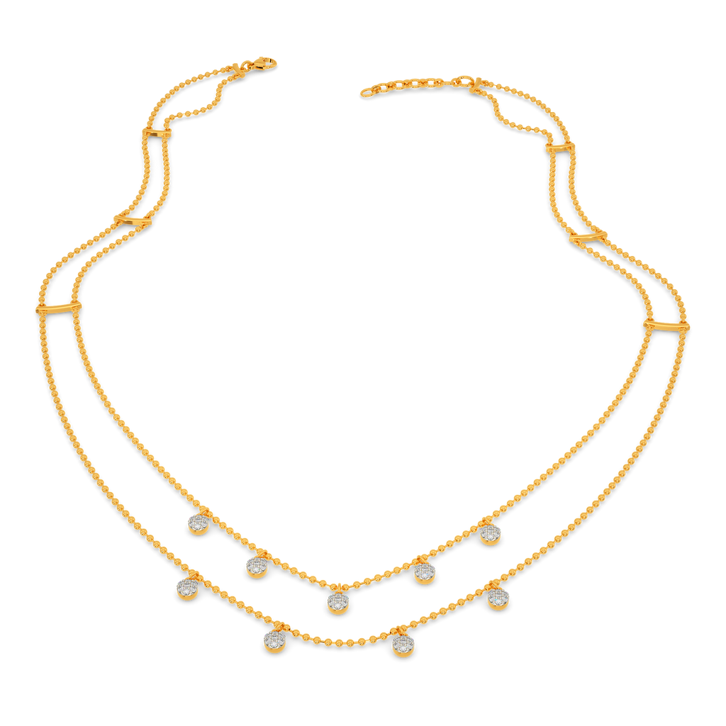 Connect In Diamond Necklaces