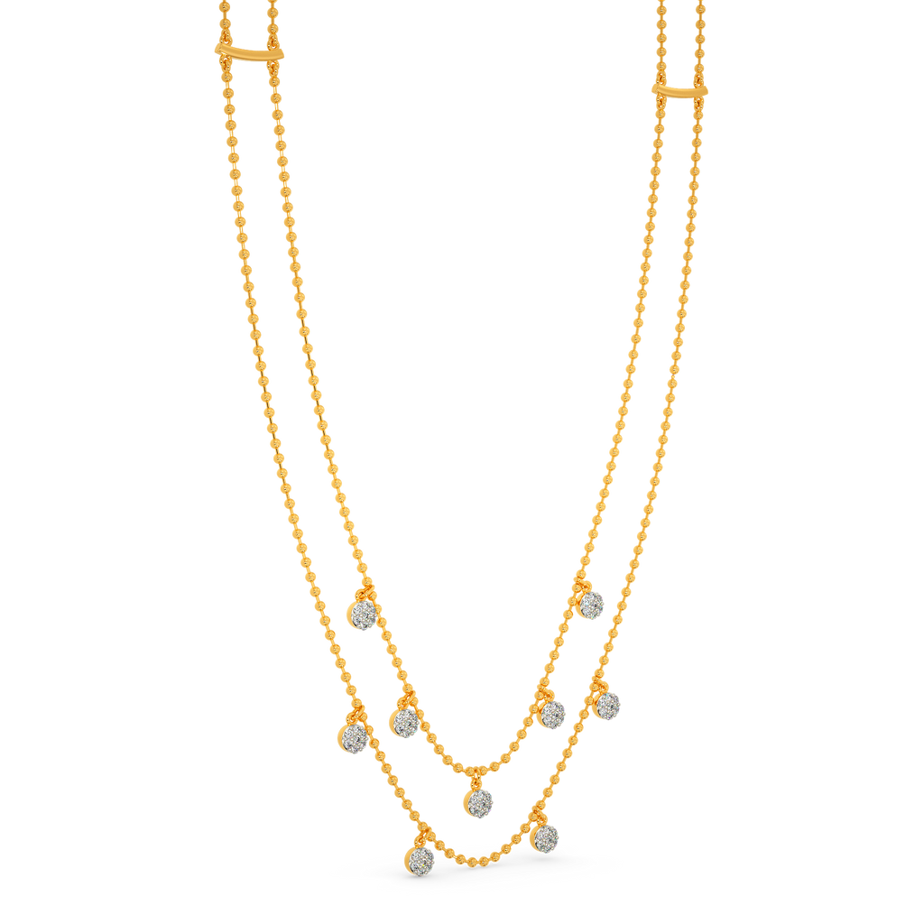 Connect In Diamond Necklaces