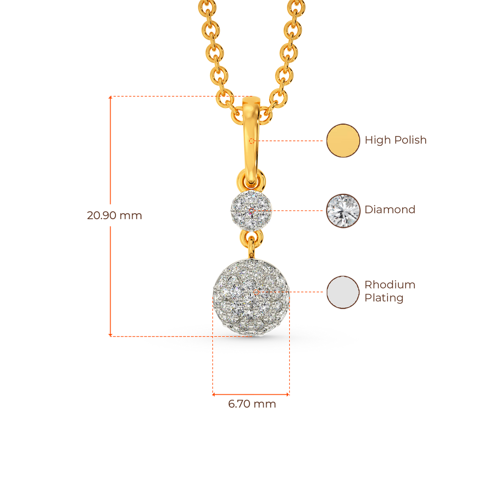 Aurora Diamond Pendants
