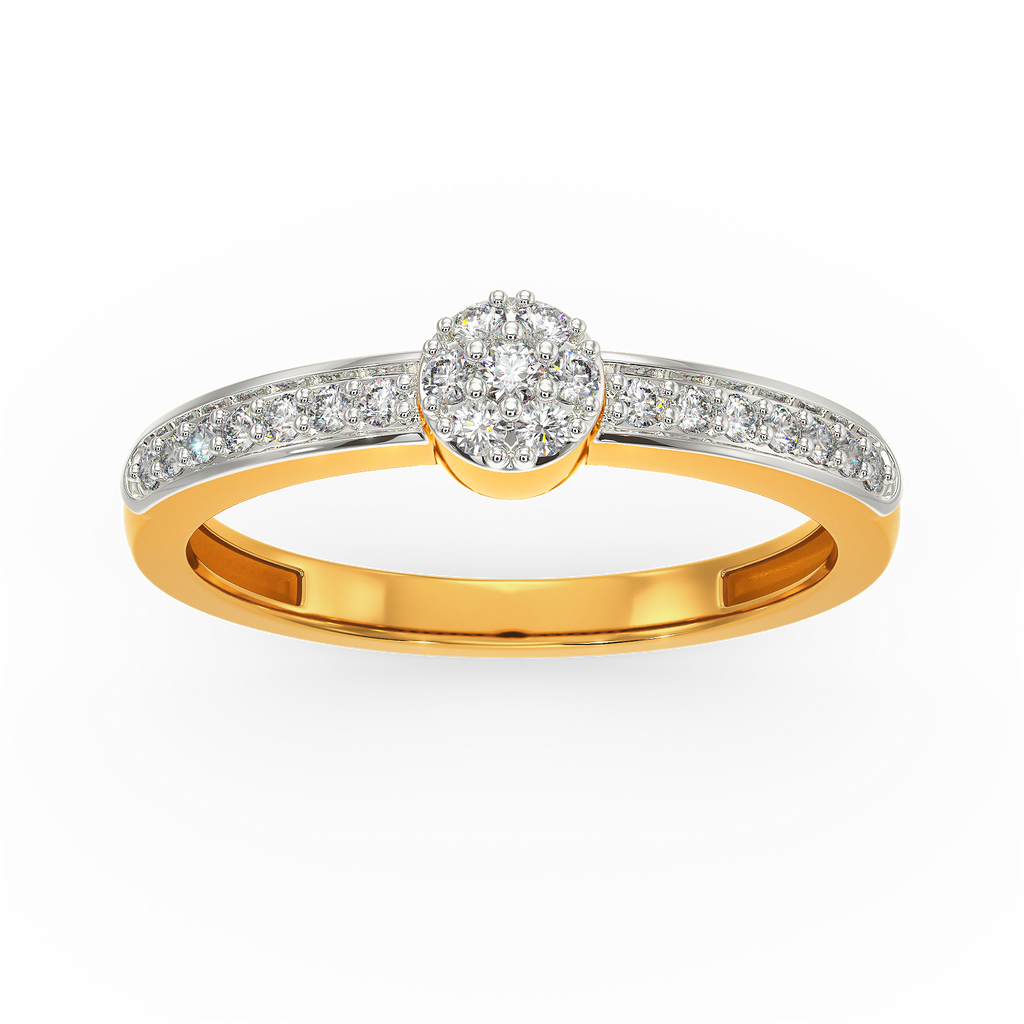 Kinda Linked Diamond Rings