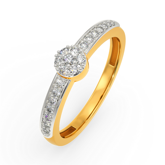 Kinda Linked Diamond Rings