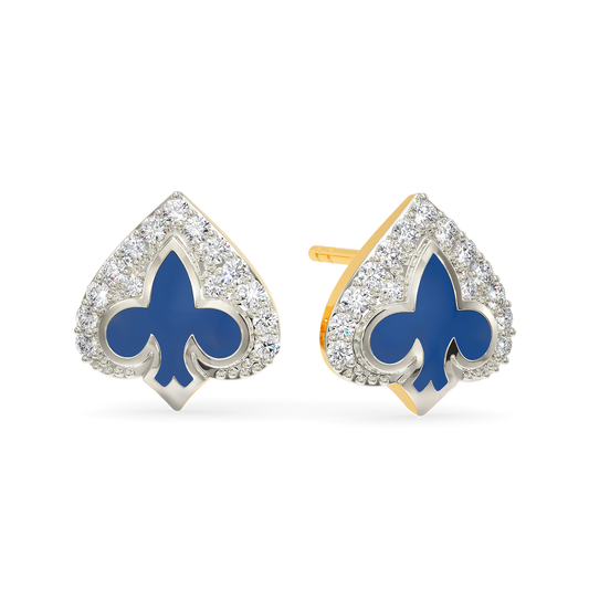 Queen Of Club Diamond Earrings