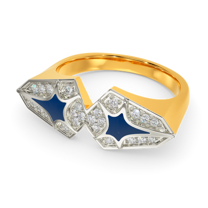 Dare Denim Diamond Rings