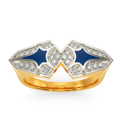 Dare Denim Diamond Rings
