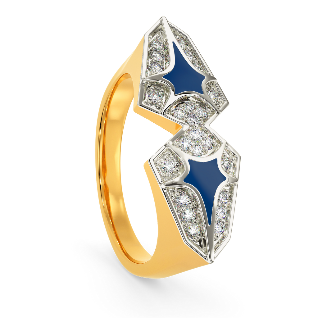 Dare Denim Diamond Rings