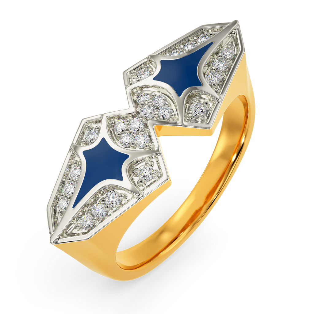 Dare Denim Diamond Rings