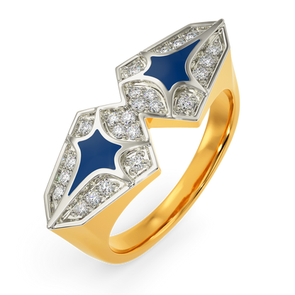 Dare Denim Diamond Rings