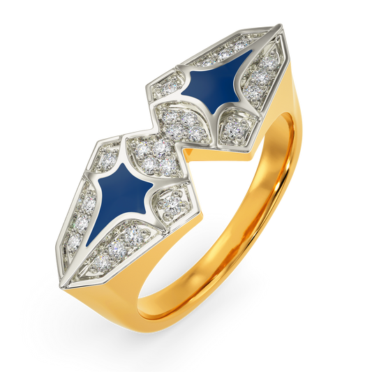 Dare Denim Diamond Rings