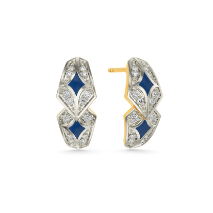 Dare Denim Diamond Earrings