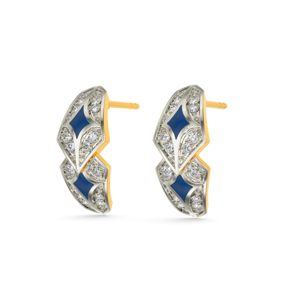 Dare Denim Diamond Earrings