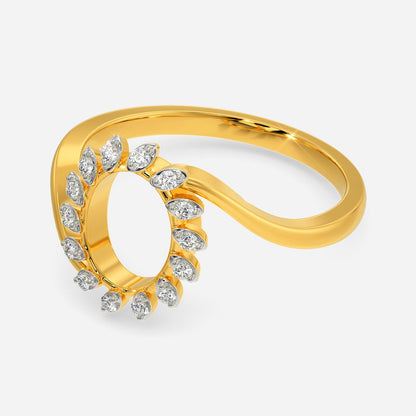 Greek Goddess Diamond Rings