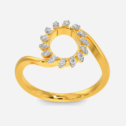 Greek Goddess Diamond Rings