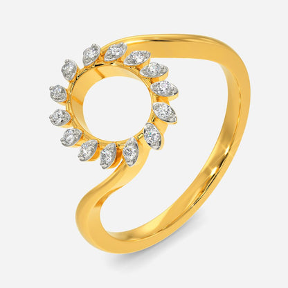 Greek Goddess Diamond Rings