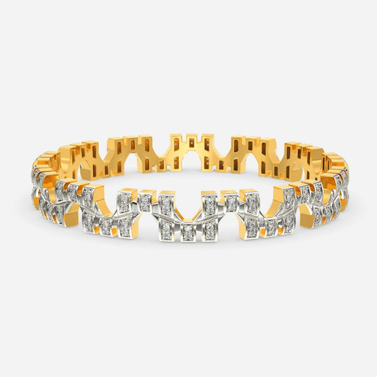 In The Ovoid Diamond Bangles