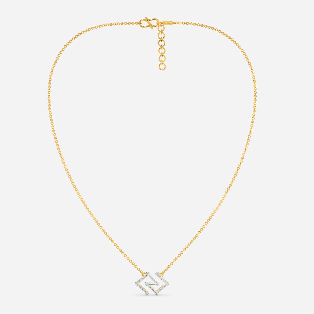 Static Glitch Diamond Necklaces