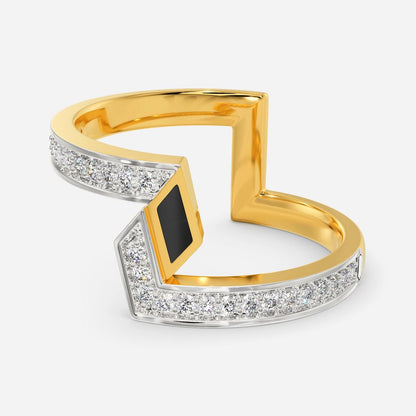 Slay in Stripe Diamond Rings