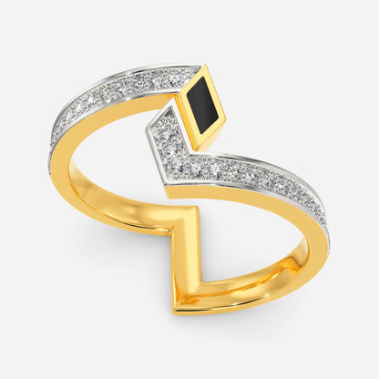 Slay in Stripe Diamond Rings