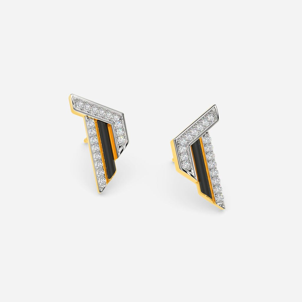 Slay in Stripe Diamond Earrings