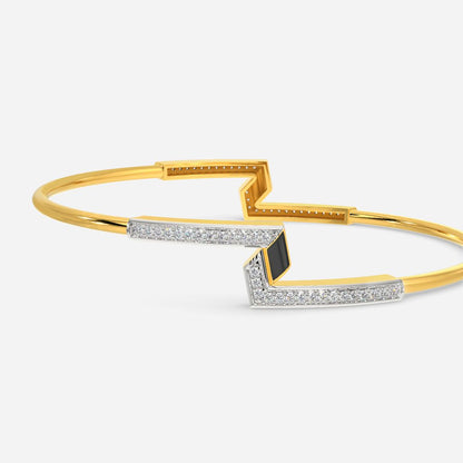 Slay in Stripe Diamond Bangles