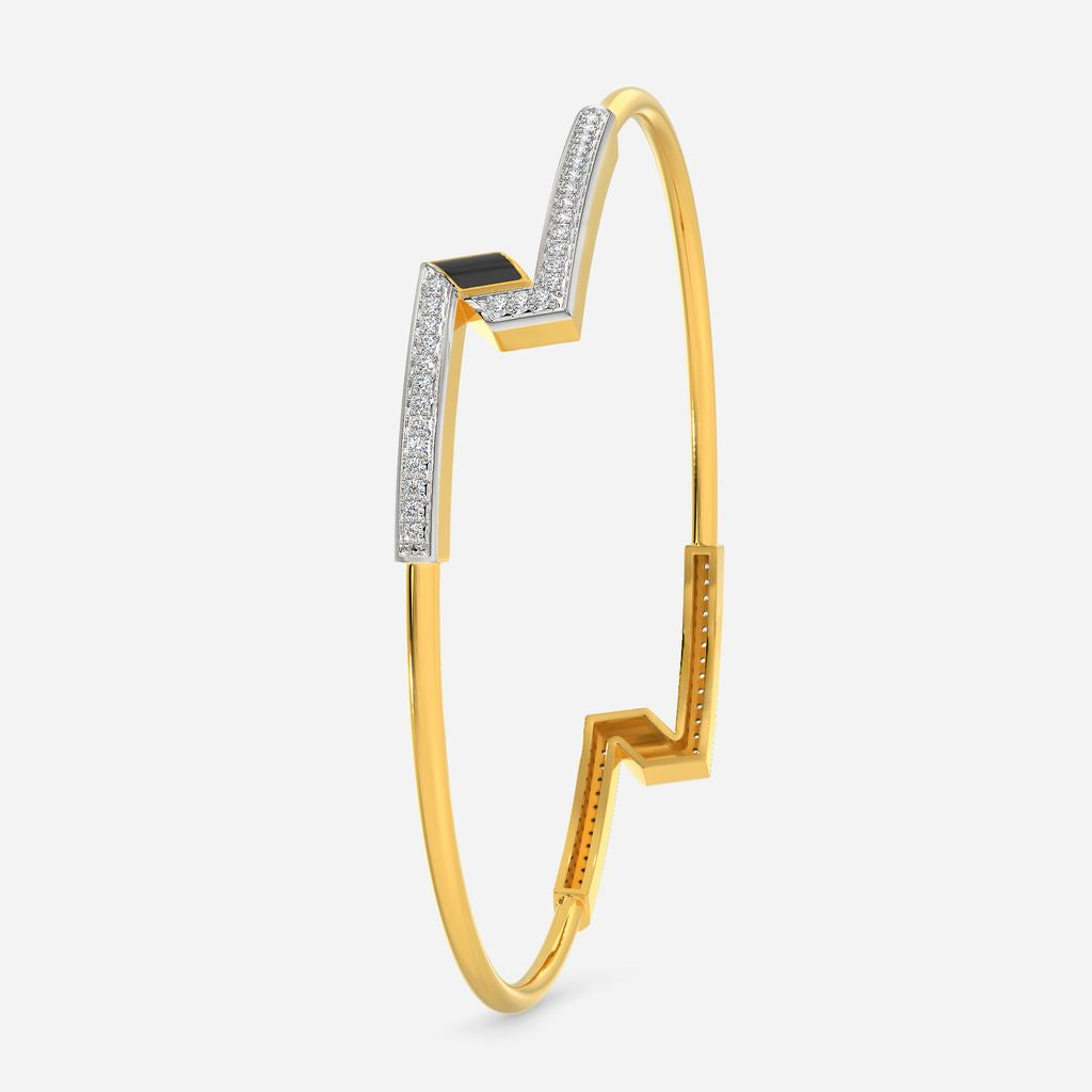 Slay in Stripe Diamond Bangles