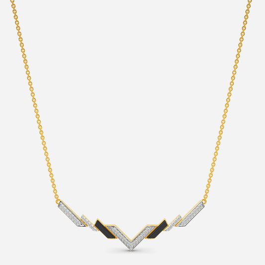 Stripe Tribe Diamond Necklaces