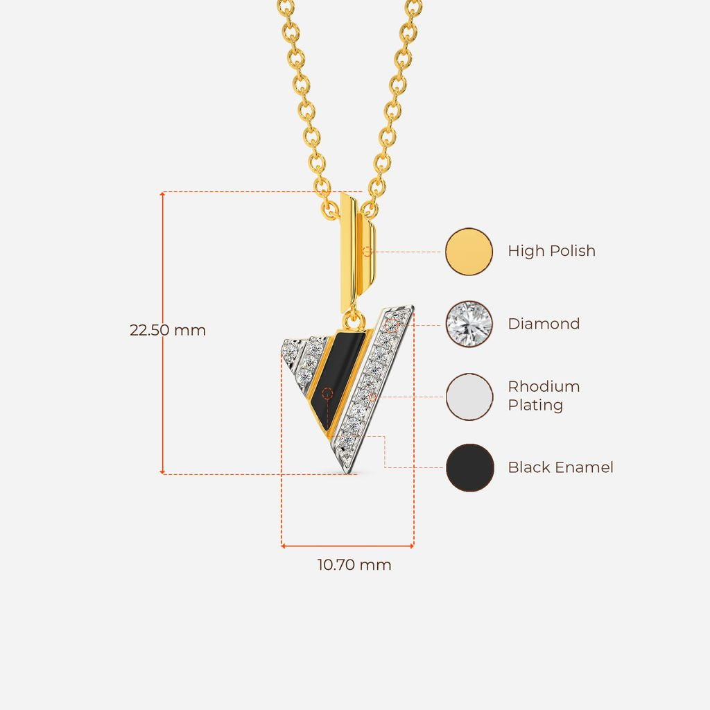 Stripe Tribe Diamond Pendants
