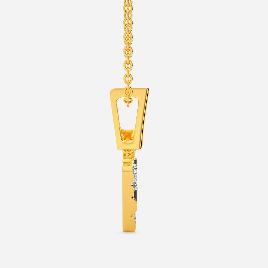 Stripe Tribe Diamond Pendants