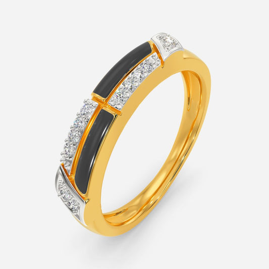 Time to Stripe Diamond Rings
