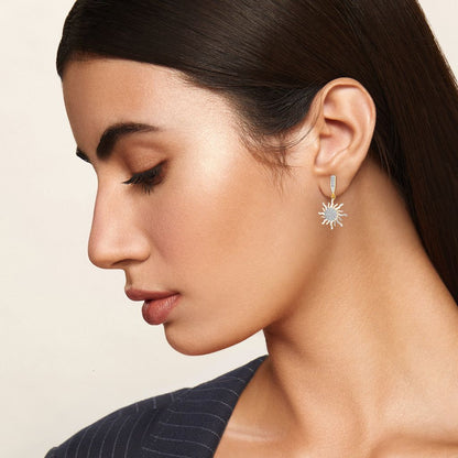 Feels Like a Sun Day Diamond Earrings