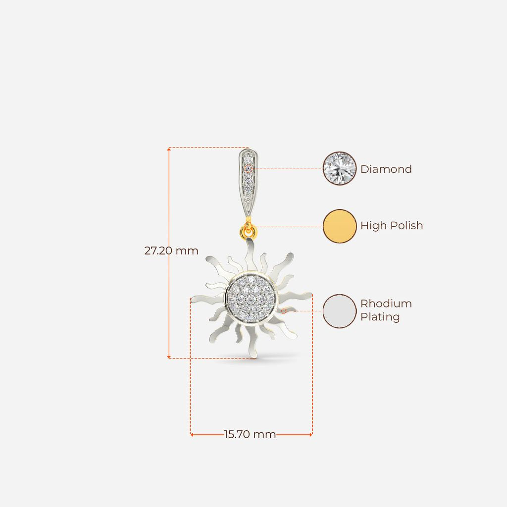 Feels Like a Sun Day Diamond Earrings
