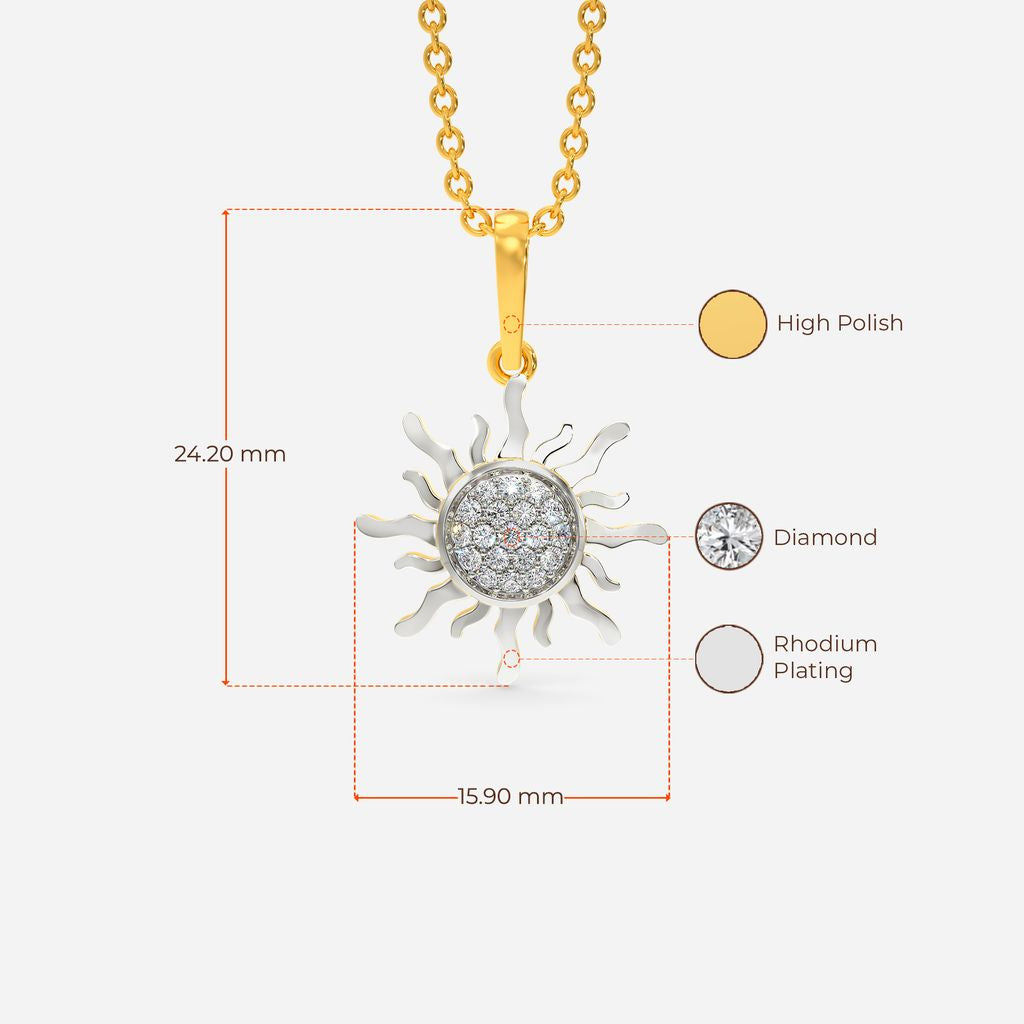 Sunshine So Fine Diamond Pendants