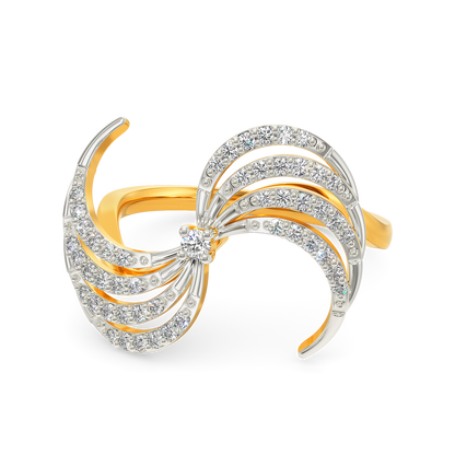 Frazzle Your Feathers Diamond Rings