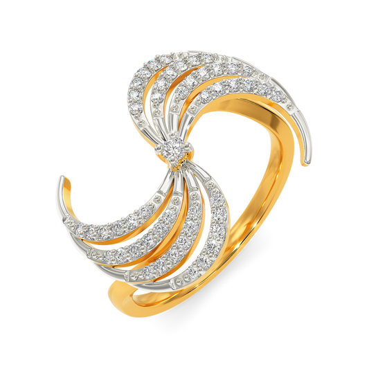 Frazzle Your Feathers Diamond Rings