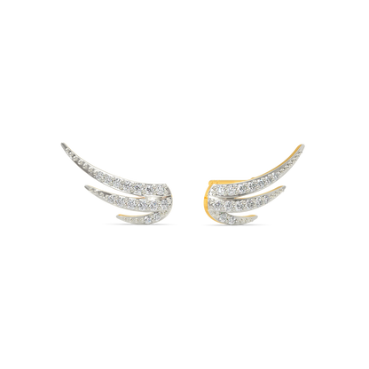 Feather It Up Diamond Earrings